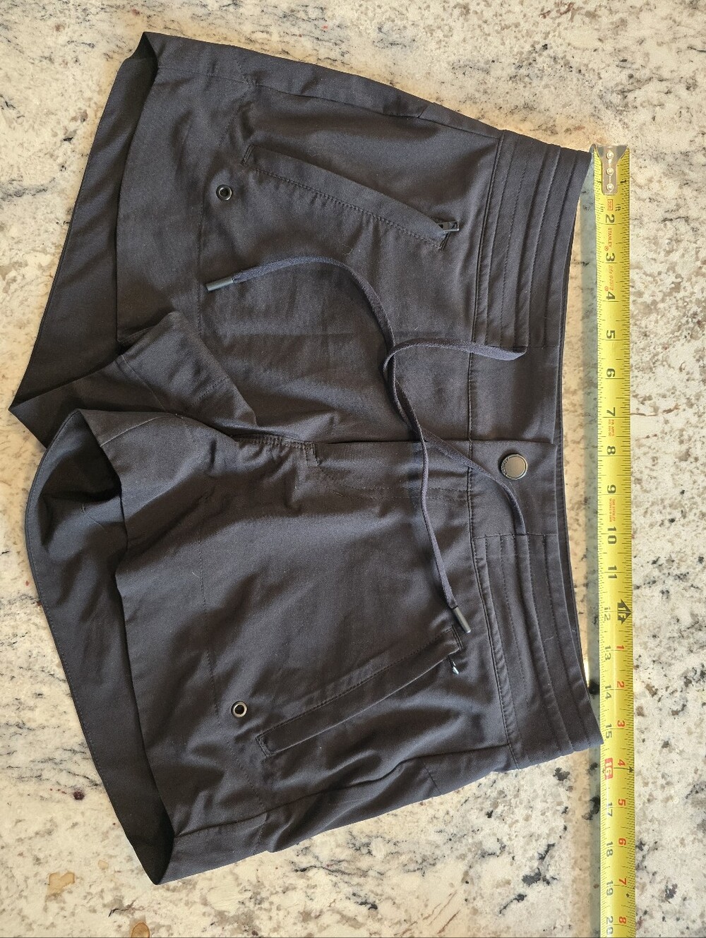 Athleta Women’s Black Drawstring Active Shorts - Picture 6 of 6